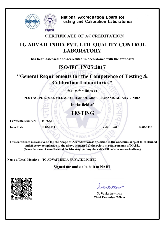 NABL-Certificate